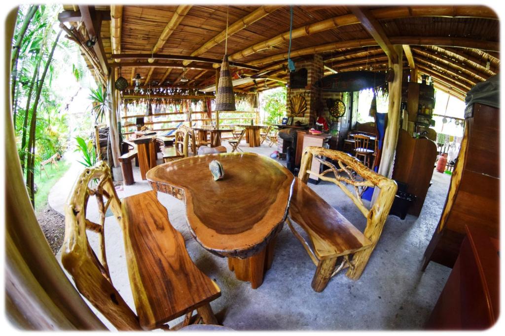 Posezení v ubytování Hostal Oloncito