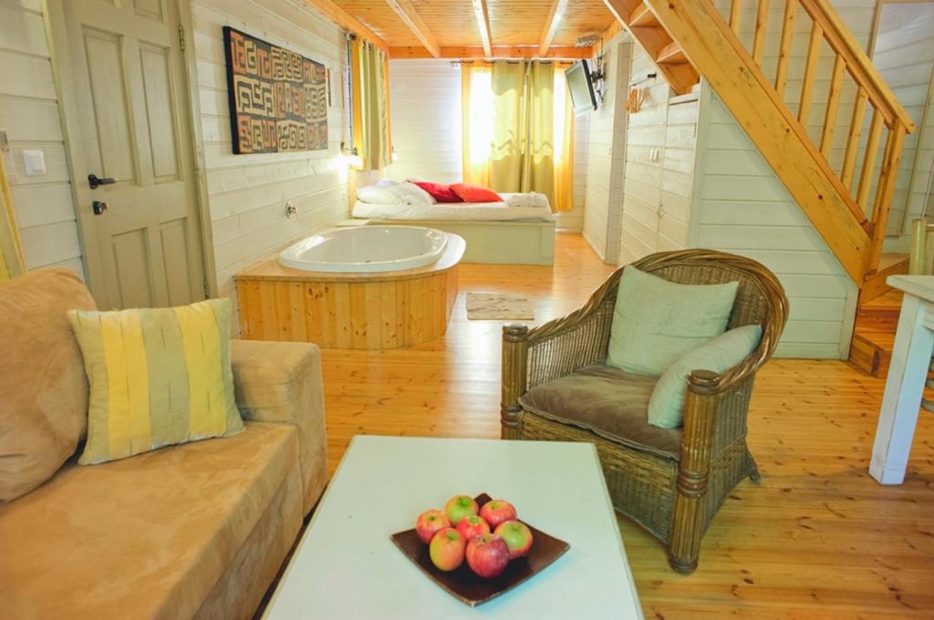 Posezení v ubytování Ein Zivan Village Resort