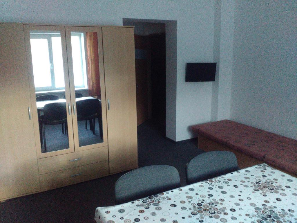 Postel nebo postele na pokoji v ubytování Ubytovňa Pali