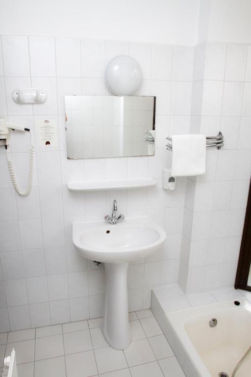 Koupelna v ubytování Hotel Molnár