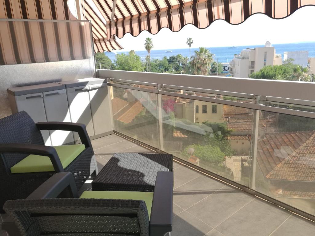 Balkón nebo terasa v ubytování Sea Side Oceanides