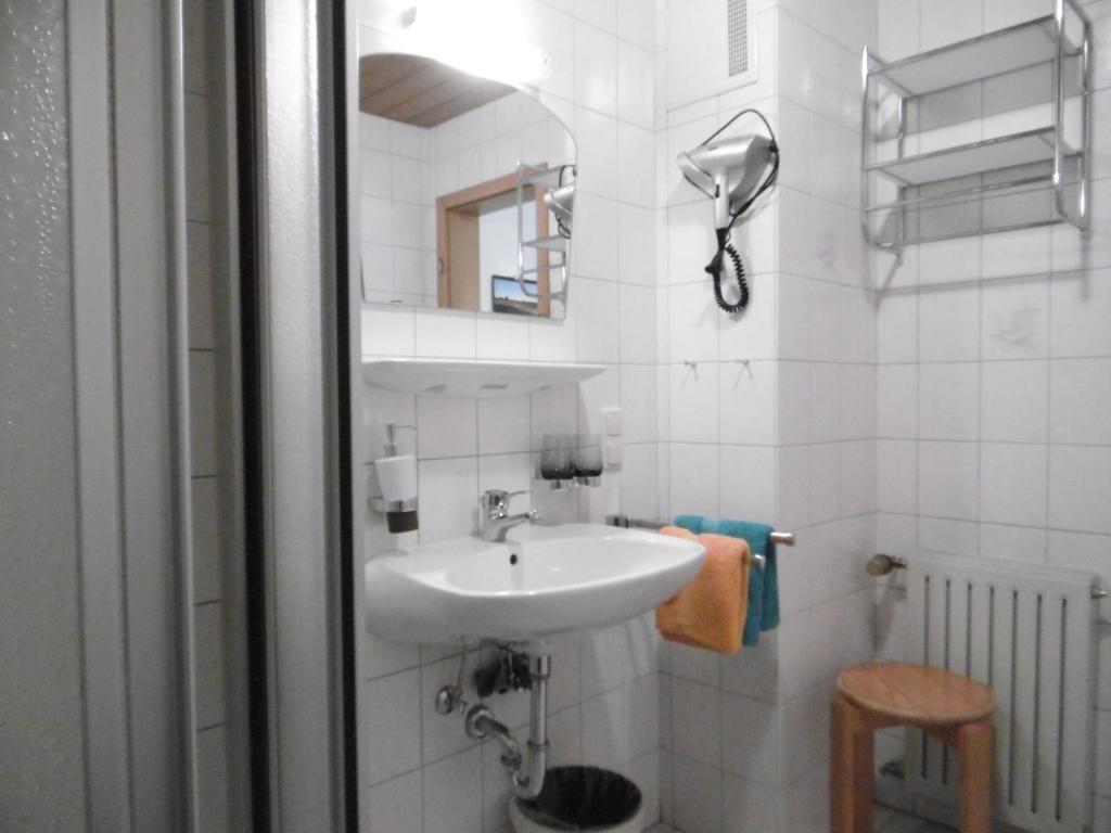 Koupelna v ubytování Haus Kehlstein