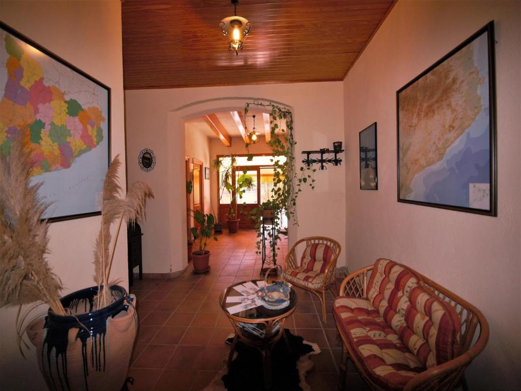 Posezení v ubytování Cottage in Vila-sacra near Beaches and Aquabrava