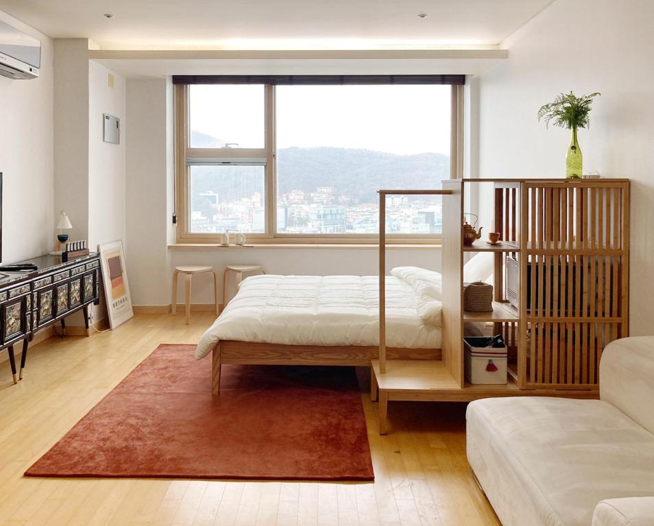 Cama o camas de una habitación en Mother of pearl Stay