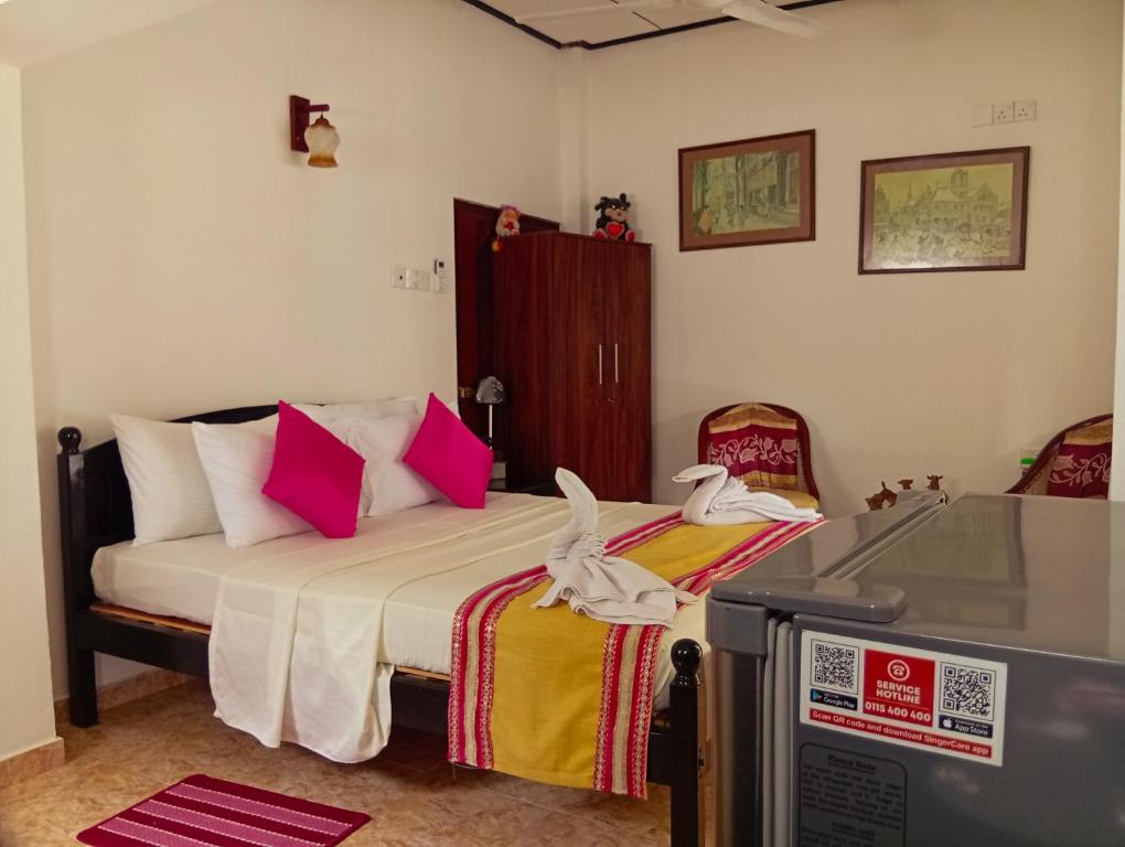Ένα ή περισσότερα κρεβάτια σε δωμάτιο στο Steur Villa