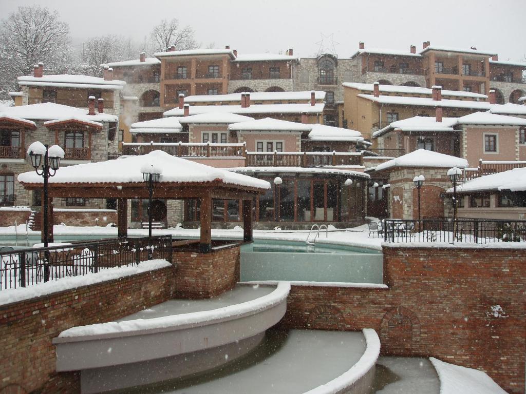 Kazarma Hotel v zime