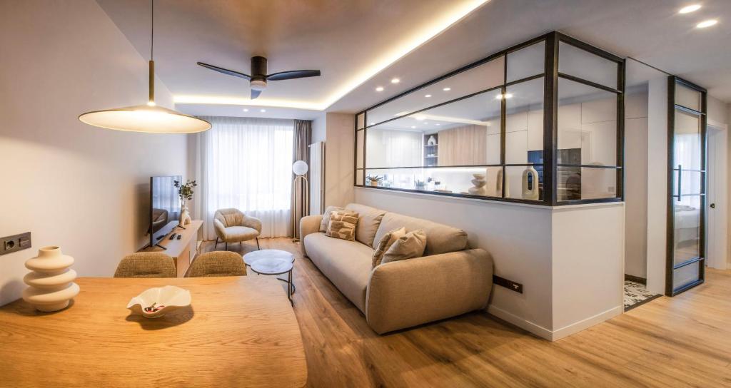 Khu vực ghế ngồi tại Cid III - Apartamentos Burgos Deluxe