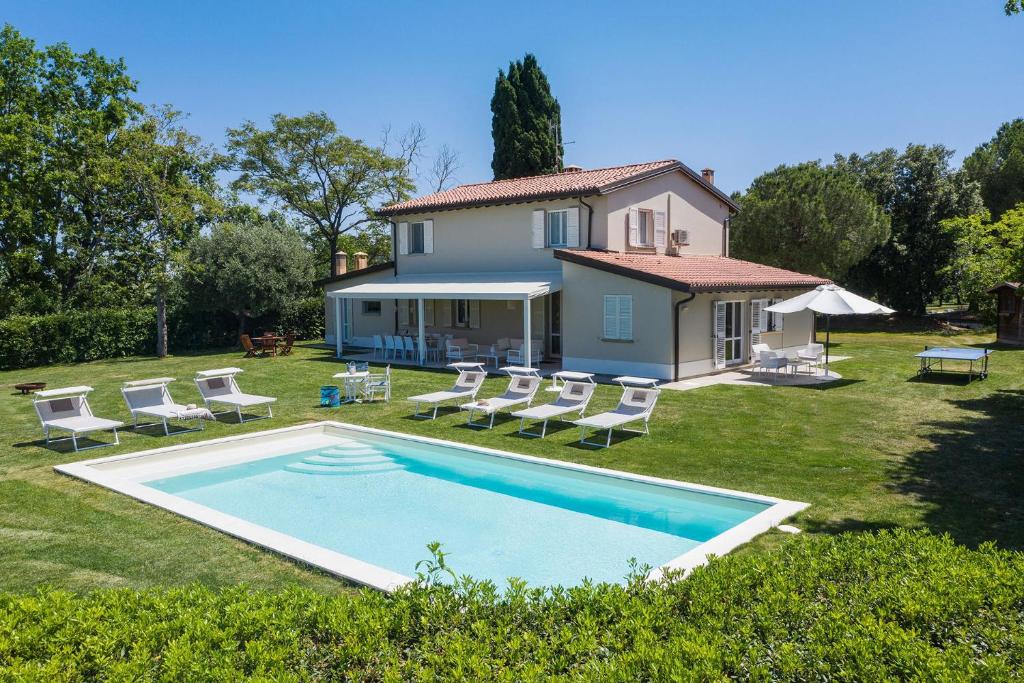 Πισίνα στο ή κοντά στο Villa Selene