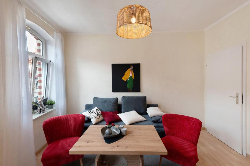 Χώρος καθιστικού στο Ferienwohnung