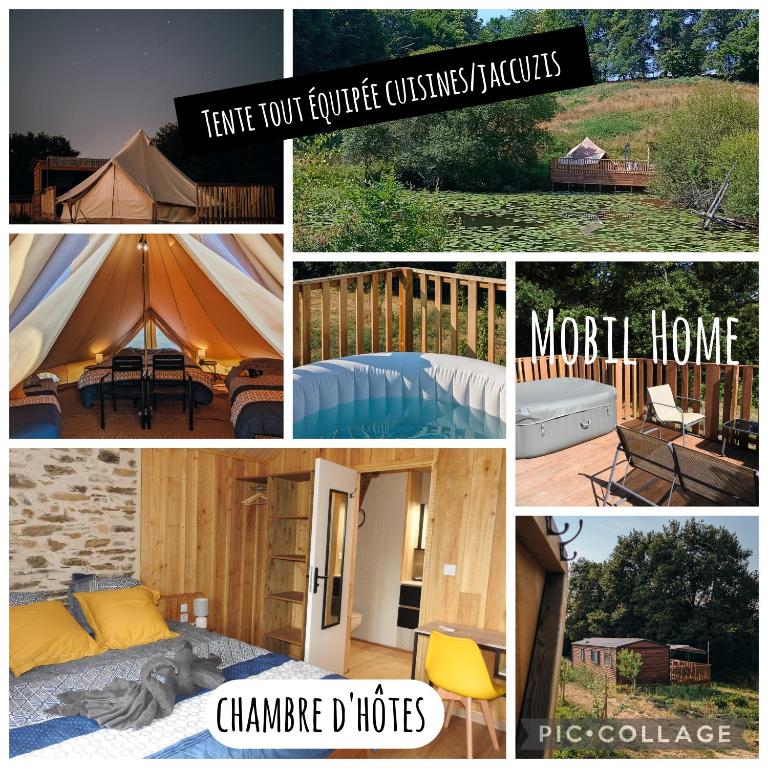 Les secrets de la nature chambre d\'hôtes, tentes luxe et nature