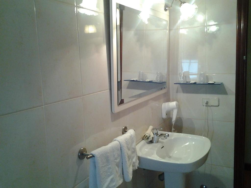 Koupelna v ubytování Hostal Martin - Sanabria