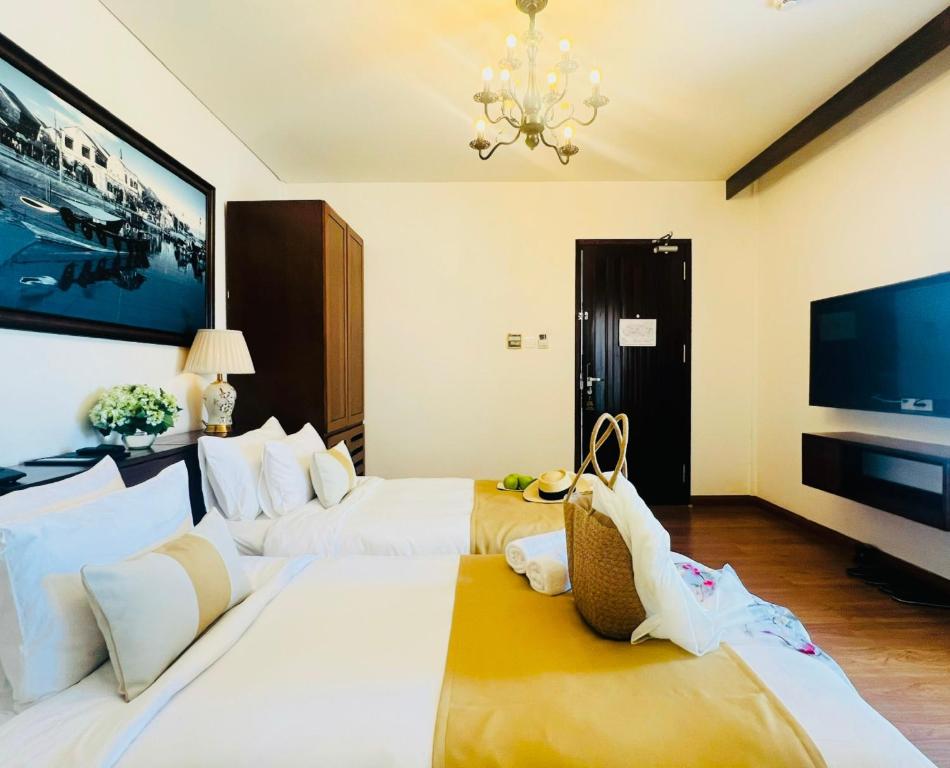 Phòng Deluxe 2 Giường Đơn Nhìn Ra Vườn