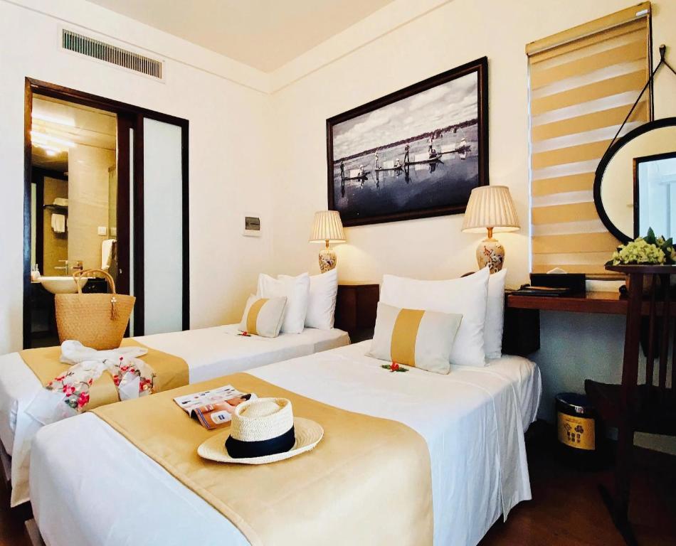 Phòng Deluxe 2 Giường Đơn Nhìn Ra Vườn