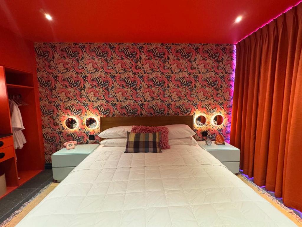 Ένα ή περισσότερα κρεβάτια σε δωμάτιο στο Hotel Hilo - Room 201