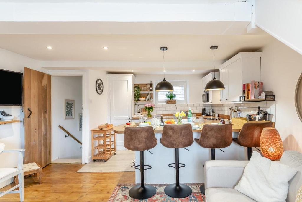 Kuchyň nebo kuchyňský kout v ubytování Potters Cottage