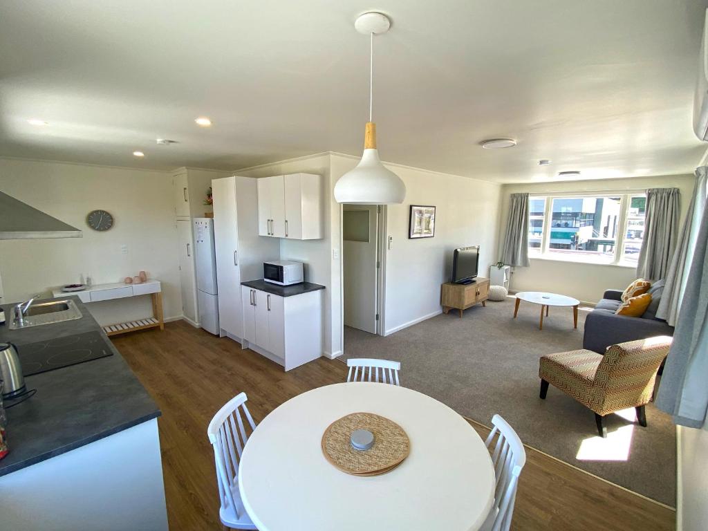 Kuchyň nebo kuchyňský kout v ubytování The Corner City Jem