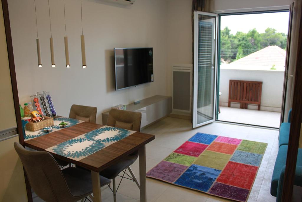 Et tv og/eller underholdning på Apartment Patricia