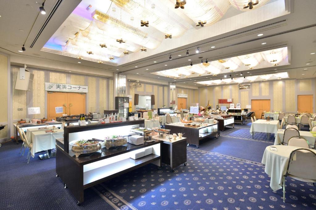 小豆島海灣度假酒店餐廳或用餐的地方