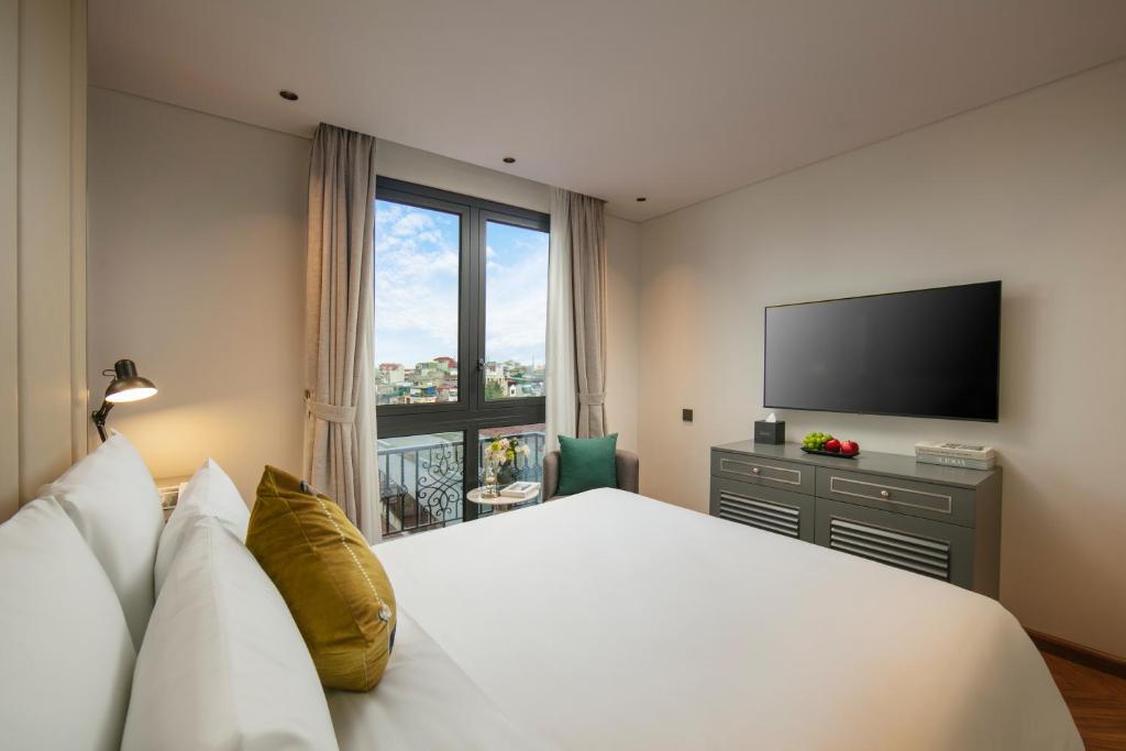 Phòng Deluxe Có Giường Cỡ Queen Nhìn Ra Thành Phố