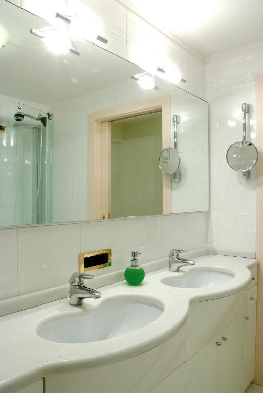 Koupelna v ubytování Hotel Evaldo
