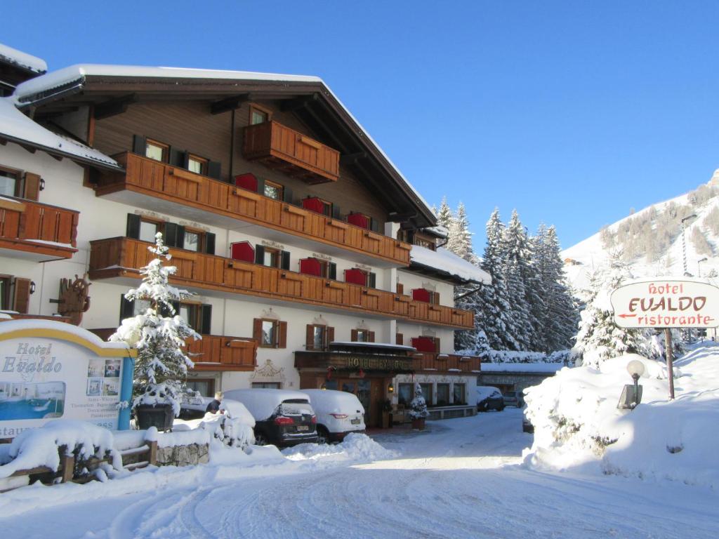 Hotel Evaldo v zimě