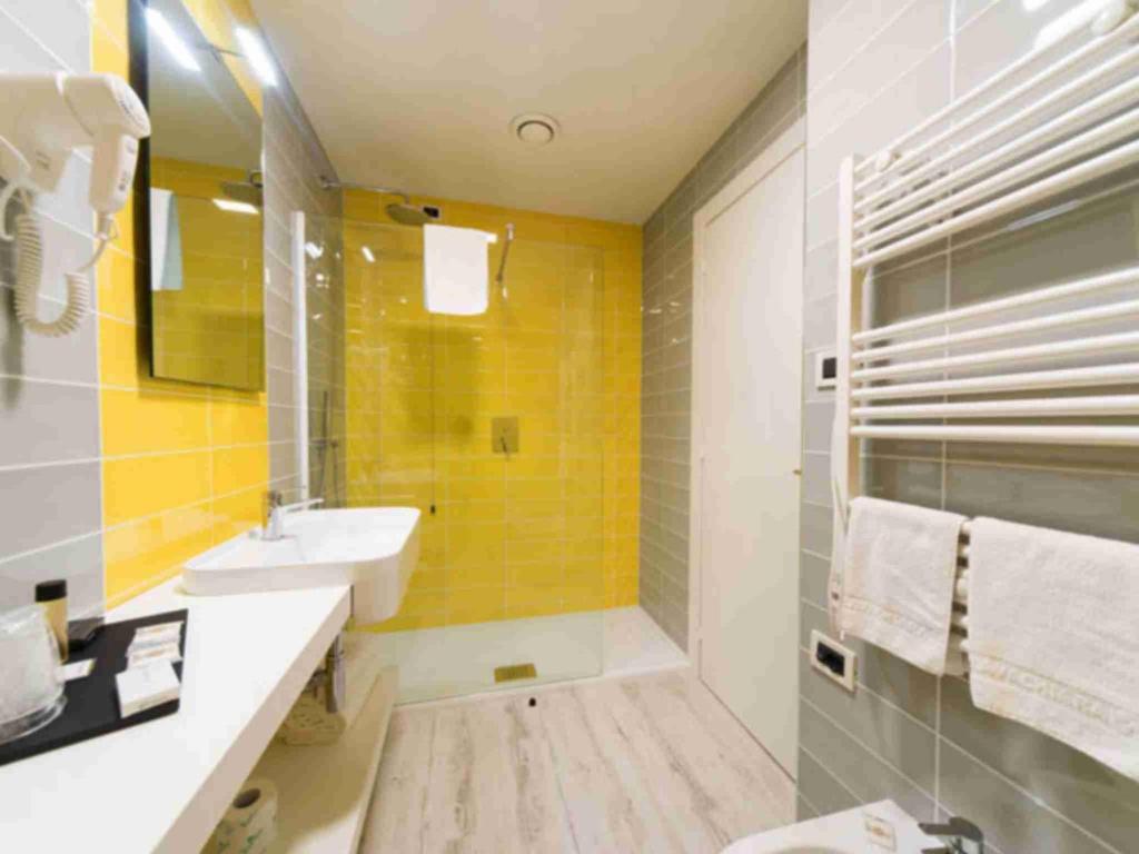 Koupelna v ubytování JR Hotels Gigli Firenze