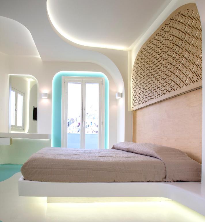 Letto o letti in una camera di Andronikos Santorini