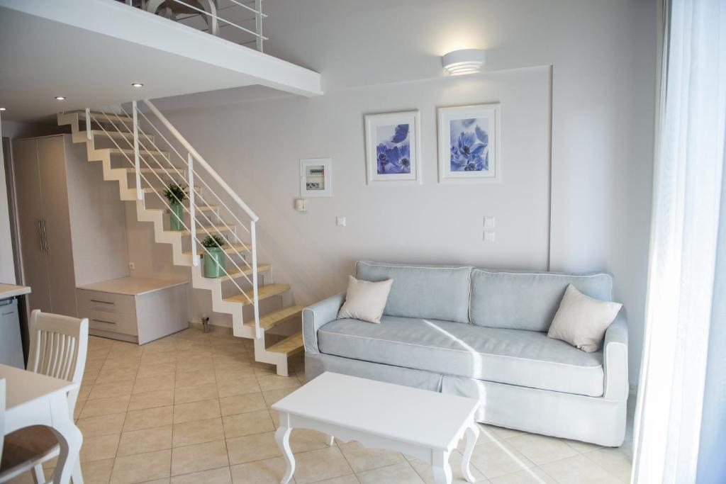 Posezení v ubytování Lefkadio Suites