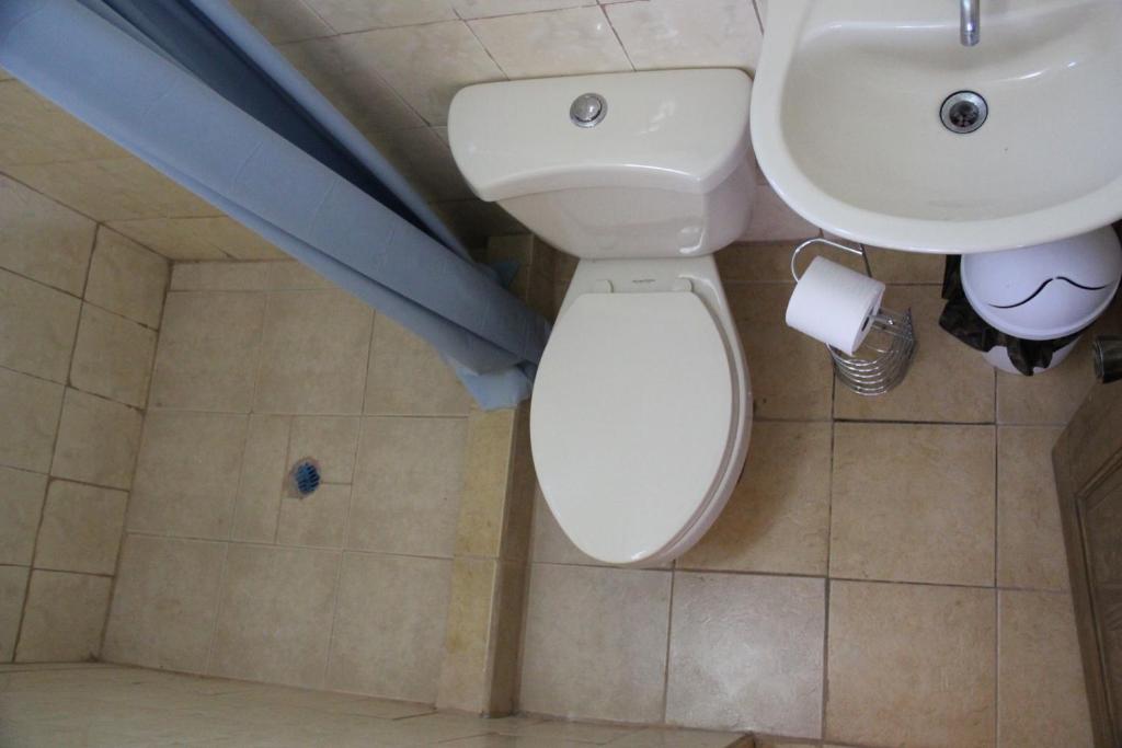 Koupelna v ubytování Hostal Mi Castillo