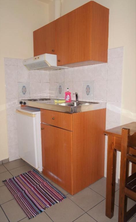 A kitchen or kitchenette at Hermes studios