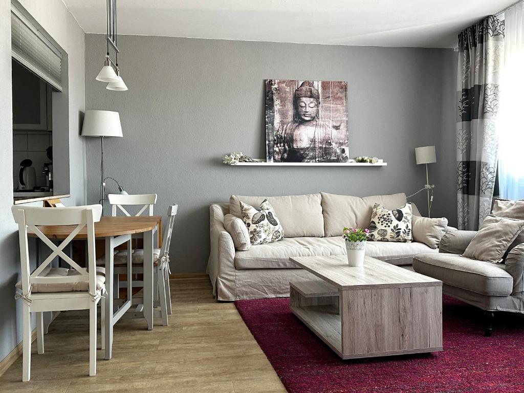 Χώρος καθιστικού στο DomPanorama KLEINER BUDDHA Apartment für 2-3Pers