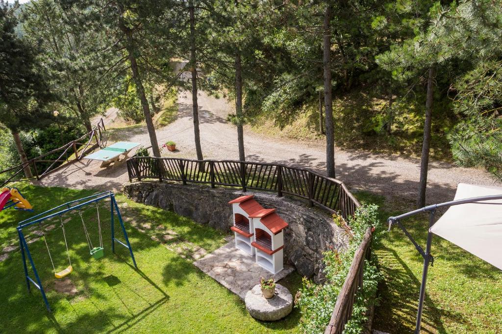 Zahrada ubytování Agriturismo Monte Acuto