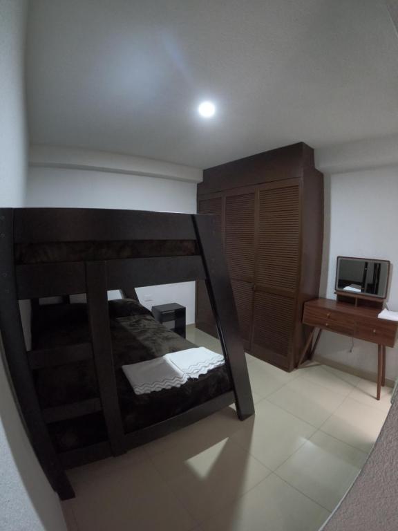 Postel nebo postele na pokoji v ubytování Departamento Diamante