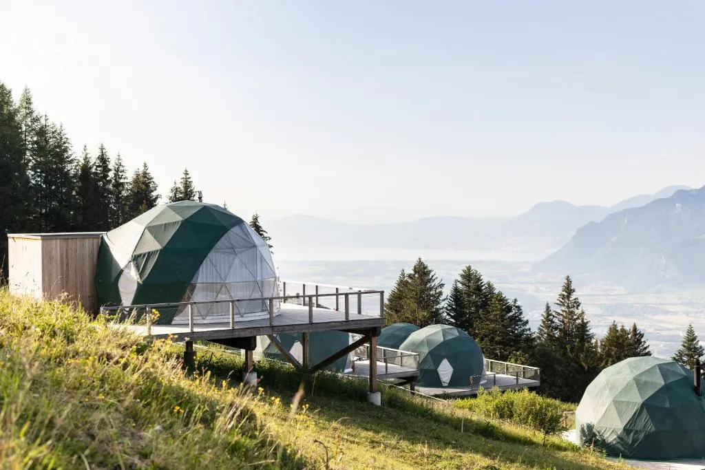 Whitepod, Les Cerniers, above Monthey, Valais