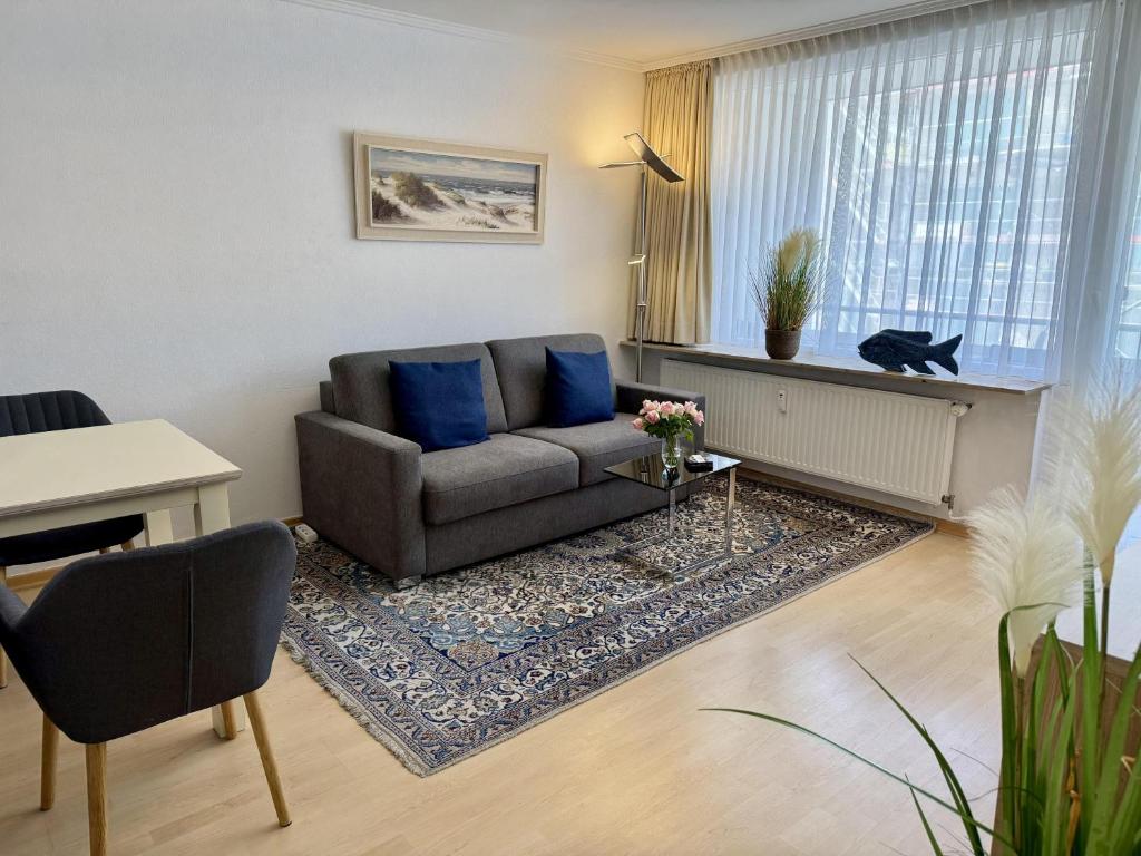 Χώρος καθιστικού στο Dünennest