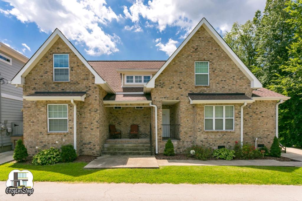 a large brick house with at Huge Home For Groups Near Downtown in Nashville