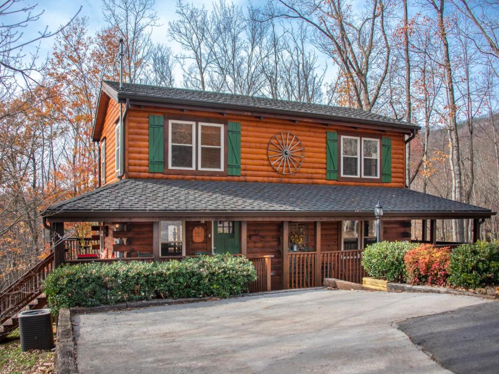 Bygningen som feriehuset ligger i