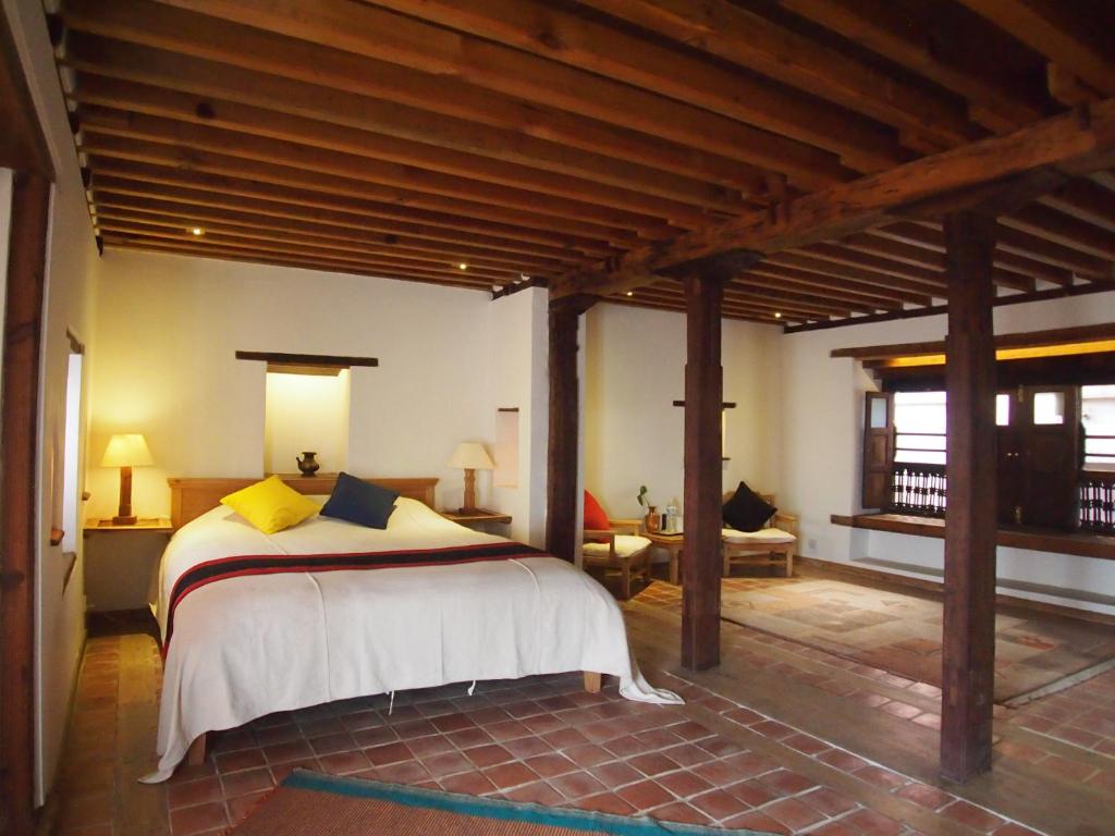 Postel nebo postele na pokoji v ubytování The Inn Patan