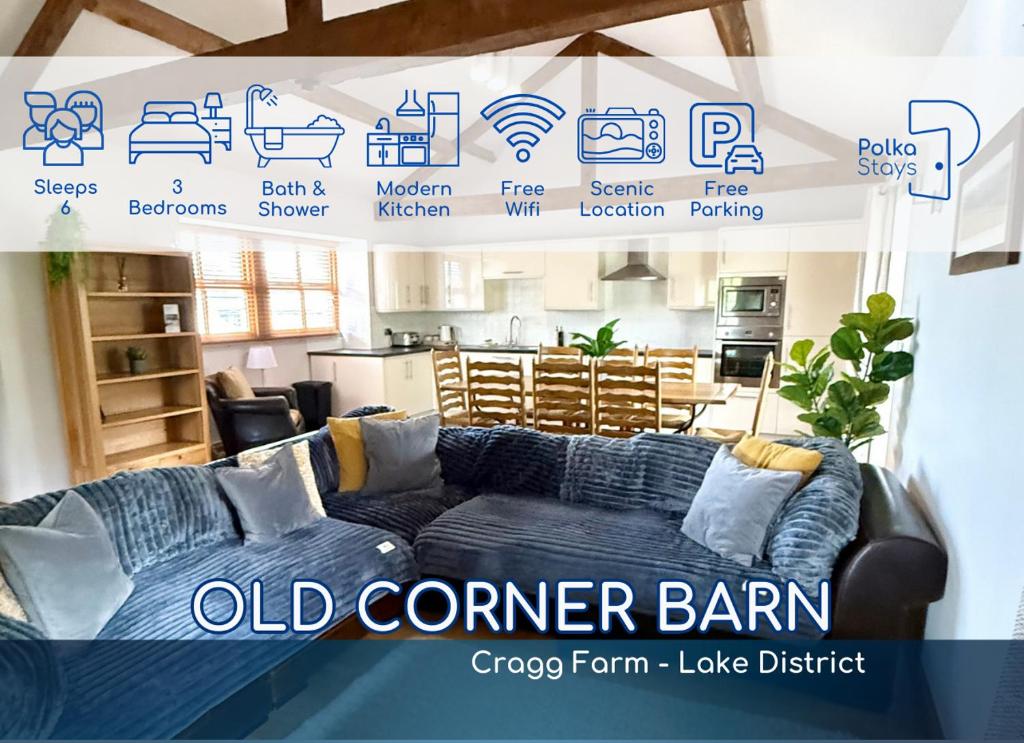 Fotografie z fotogalerie ubytování Old Corner Barn Lake District Escape by PolkaStays v destinaci Penrith