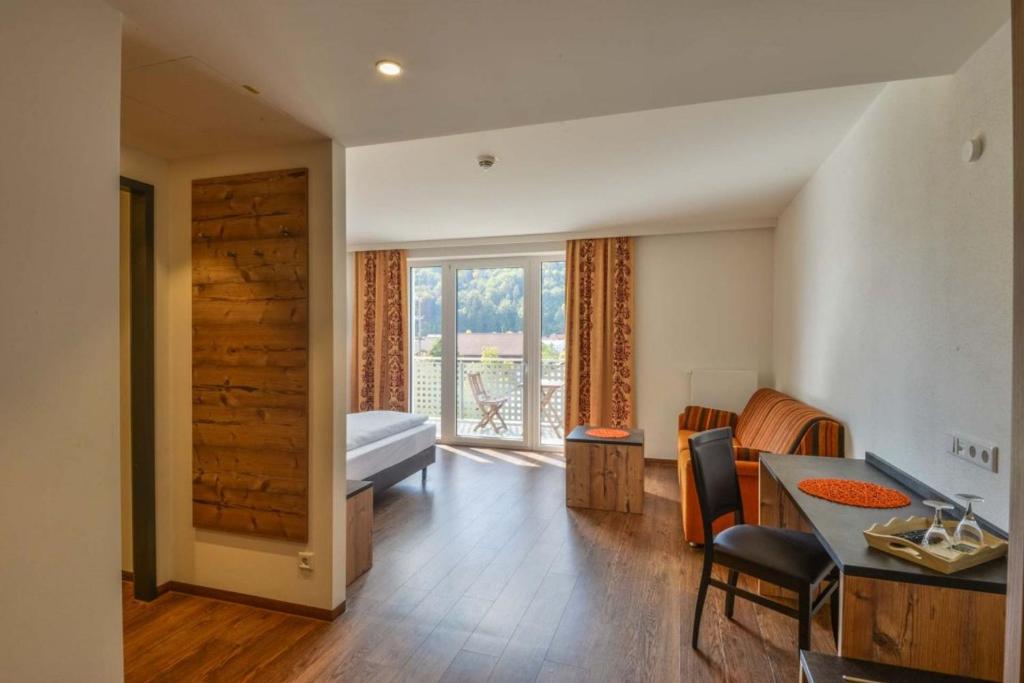 Posezení v ubytování Hotel Gasthof Heckl