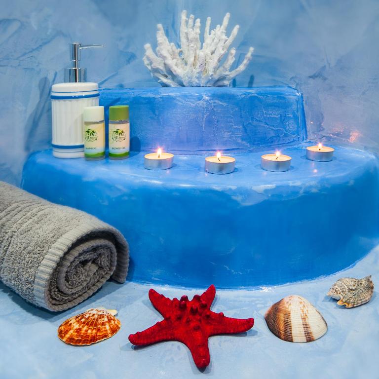 Lázně a/nebo wellness v ubytování Blue Dream - Santorini