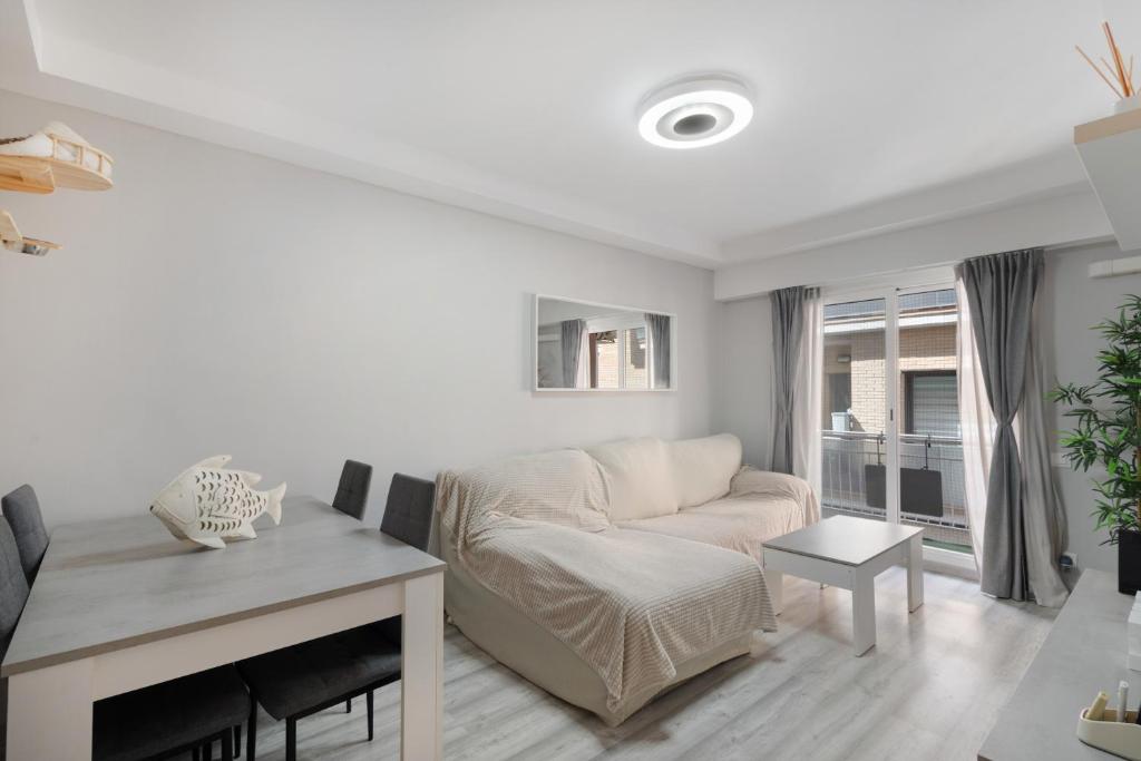 พื้นที่นั่งเล่นของ Apartamento Mar