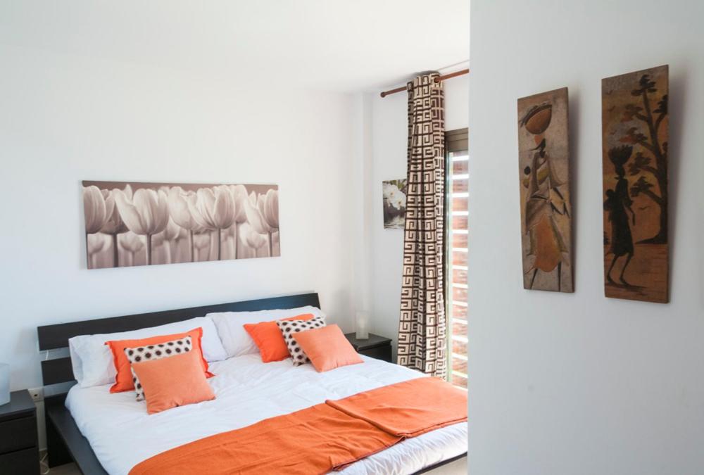 Postel nebo postele na pokoji v ubytování Apartment Poris Sunrises