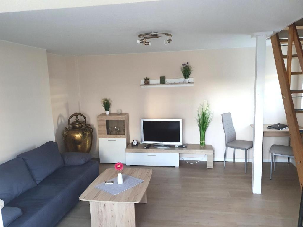 Χώρος καθιστικού στο Ferienwohnung, Freital