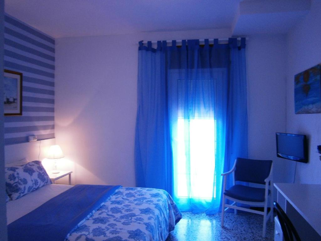 Cama o camas de una habitación en Hostal Don Pepe