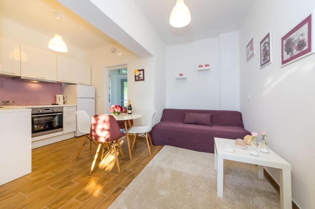 Kuchyňa alebo kuchynka v ubytovaní Apartment Lavander