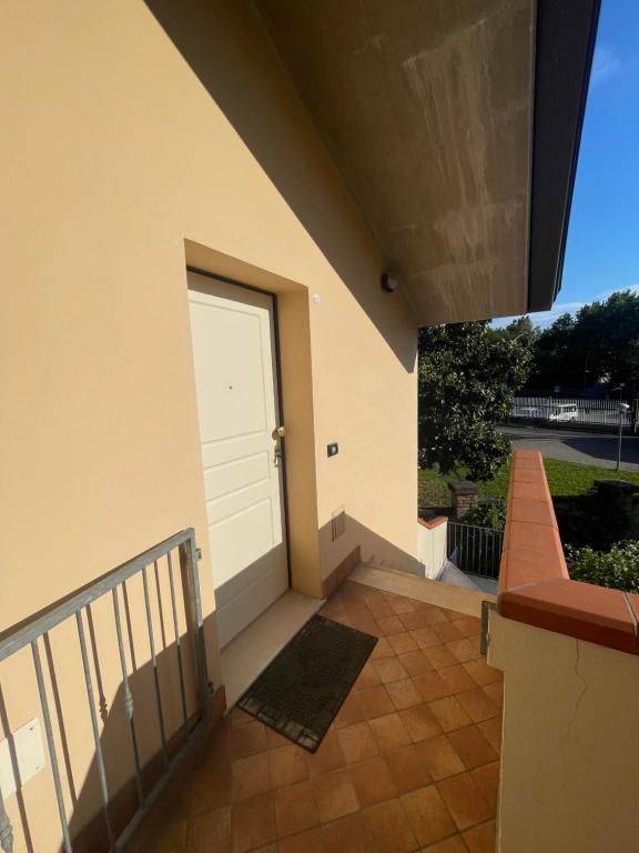 Un balcon sau o terasă la B&B Le Peonie Alloggio centrale vicino al mare