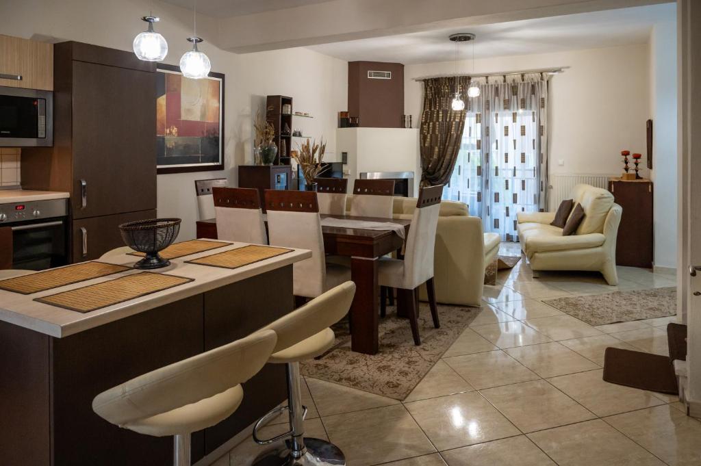 Kuchyň nebo kuchyňský kout v ubytování PoppysHouse