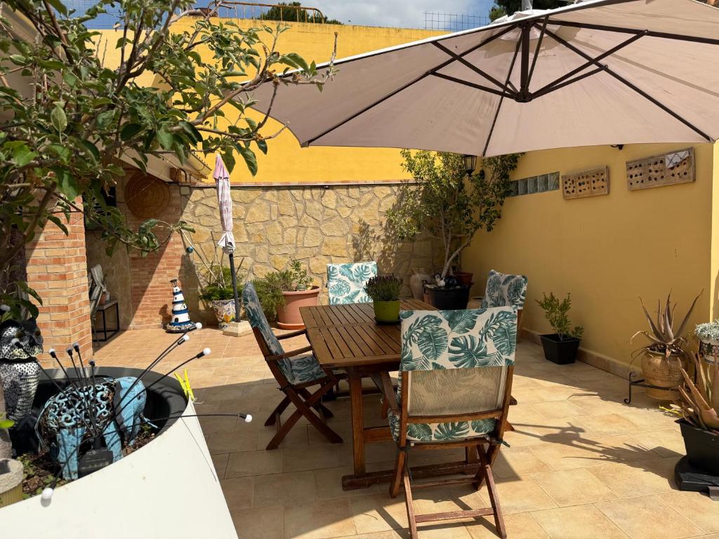Αίθριο ή υπαίθριος χώρος στο Casa Rural Garza
