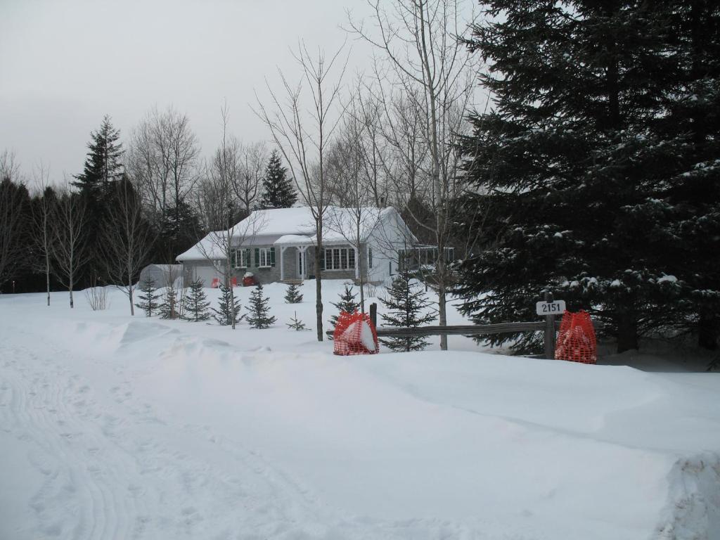 Gîte Parc Mauricie B&B v zimě